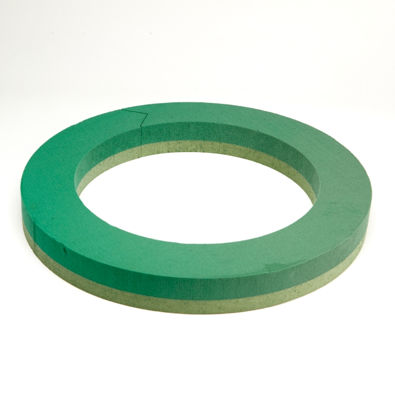 OASIS® FLORAL FOAM IDEAL Steekschuim Universal Ring / Krans Ø 27 x 4 cm -  Janssen-shop | Floral & Deco