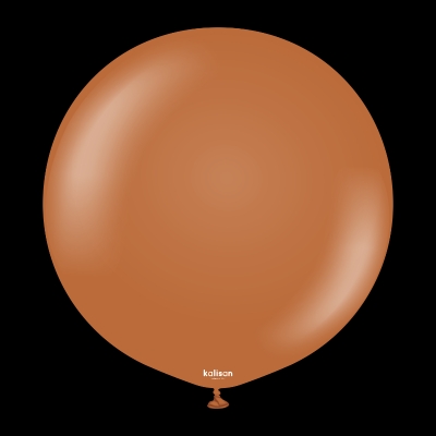 36 Inch Kalisan Standard Caramel Brown Balloons Pack of 2