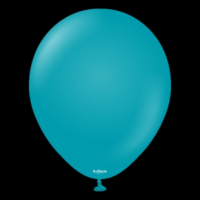 36 Inch Kalisan Standard Caribbean Blue Balloons pack of 2