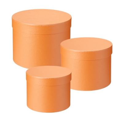 Symphony Hat Box   Peach   Sets of 3