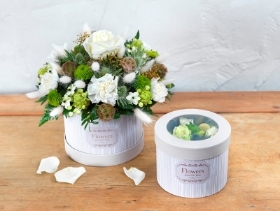 Wholesale Florist Direct - Velour hat boxes are available to