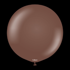 36 inch Kalisan Standard Chocolate Brown Balloons pack of 2