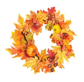 40CM AUTUMNAL WREATH