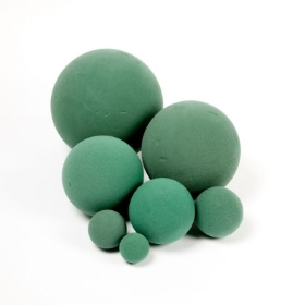 OASIS® Ideal Floral Foam Spheres Various Sizes 12cm   Packs of 5 Spheres